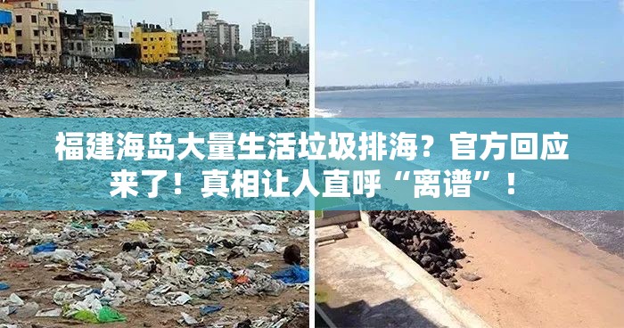 福建海岛大量生活垃圾排海？官方回应来了！真相让人直呼“离谱”！