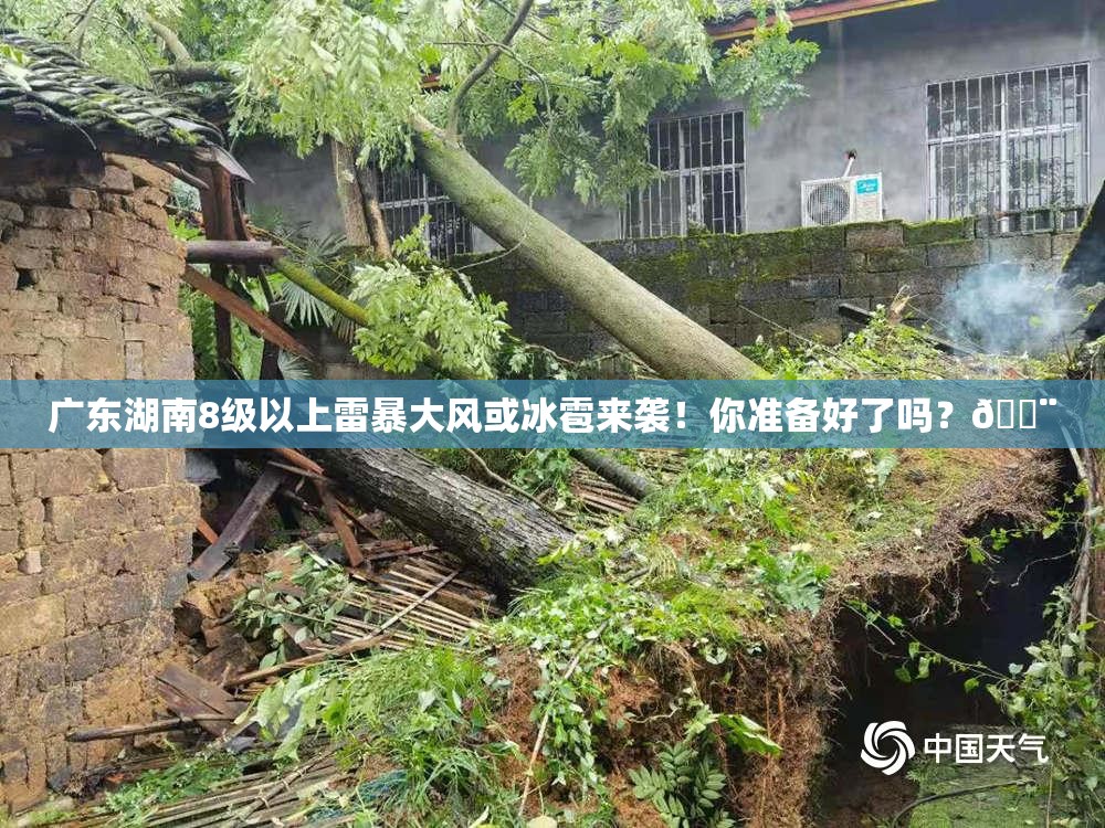 广东湖南8级以上雷暴大风或冰雹来袭！你准备好了吗？🚨